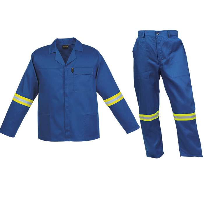 Budget Poly Cotton Conti Suit with Reflective Tape