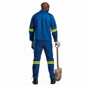 Budget Poly Cotton Conti Suit with Reflective Tape