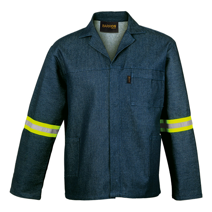 Budget 100% Cotton Conti Suit with Reflective Tape - Denim Blue