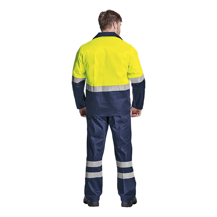 Premier Conti Trouser with Reflective Tape - Navy