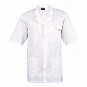 All-Purpose Lab Coat Short Sleeve White