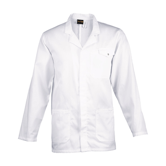 All-Purpose Lab Coat Long Sleeve White