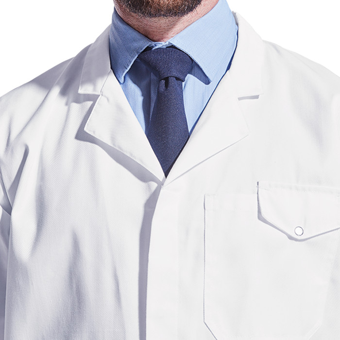 All-Purpose Lab Coat Long Sleeve White