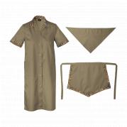 Ladies Poly Cotton 3 Piece Set