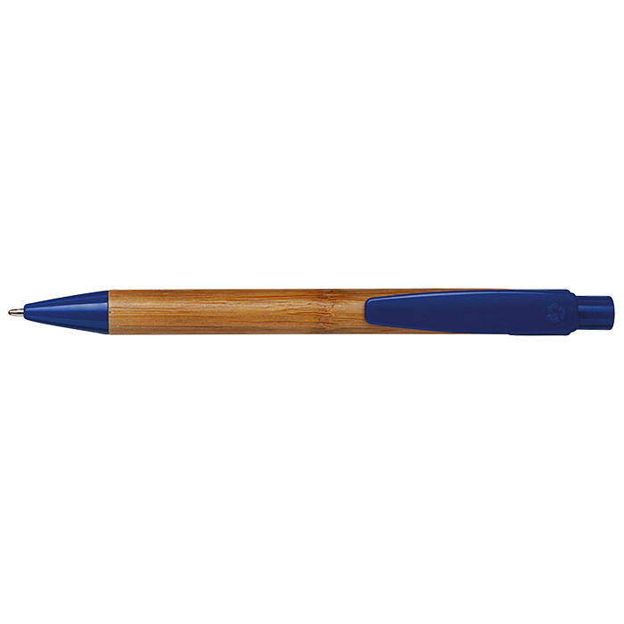 Bamboo Ballpoint Pen with Plastic Trims