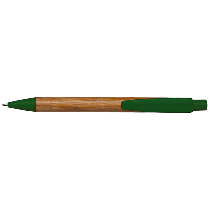 Bamboo Ballpoint Pen with Plastic Trims