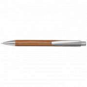 Bamboo Ballpoint Pen with Plastic Trims