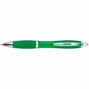 Curved Design Ballpoint Pen with Coloured Barrel