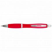 Curved Design Ballpoint Pen with Coloured Barrel