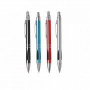 Metal Ergonomic Grip Ballpoint Pen