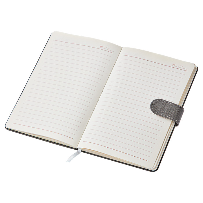 A5 Notebook With Magnetic Clip Cover