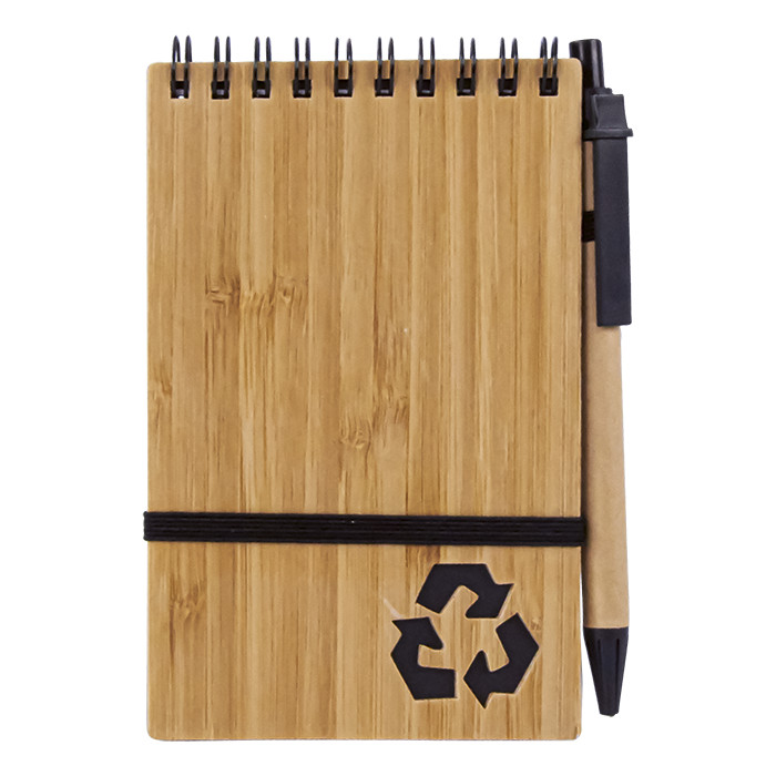 Bamboo Notebook With Pen