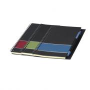 Coloured Stripe Notebook with Pen