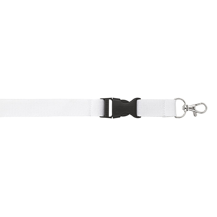 Woven Lanyard with Plastic Buckle