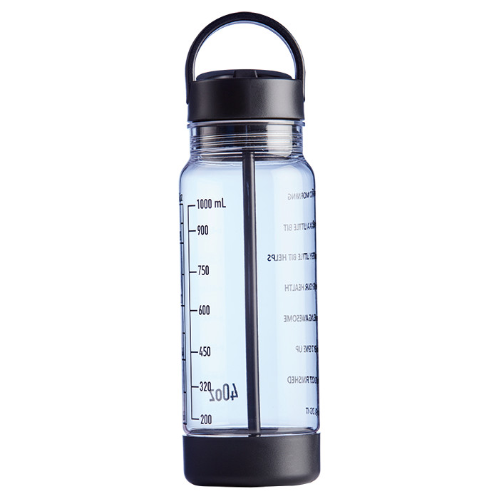 1L Torrent Water Bottle With Straw