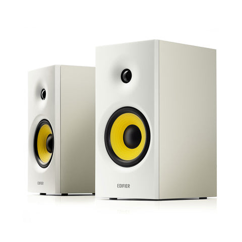 R1080BT Active Bookshelf / Multimedia Speaker - White