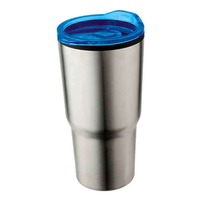 590ml Stainless Steel Mug With Clear Lid