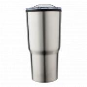 590ml Stainless Steel Mug With Clear Lid