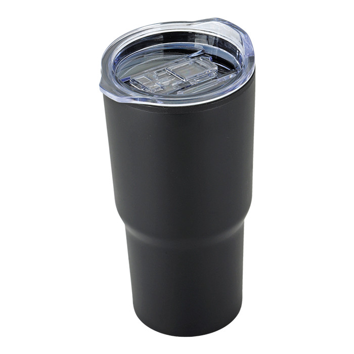 590ml Stainless Steel Mug With Clear Lid