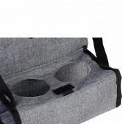 Cooler with Folding Cup Holders