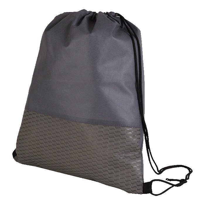 Wave Design Drawstring Bag Non-Woven