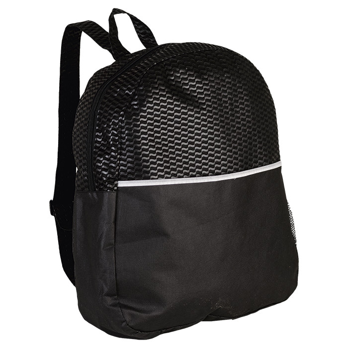 Wave Design Backpack Non-Woven