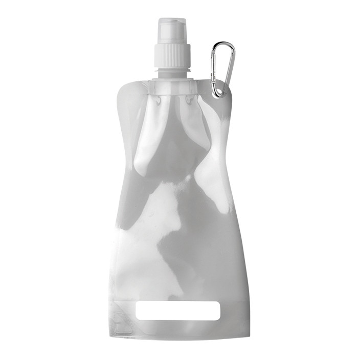 420ml Foldable Water Bottle with Carabiner Clip