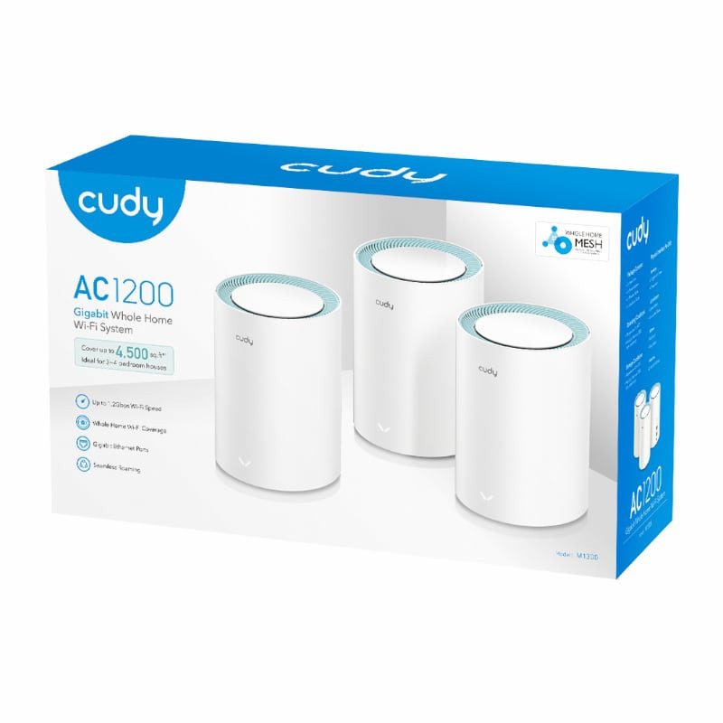 AC1200 Wi-Fi Mesh Kit 3 Pack With Gigabit