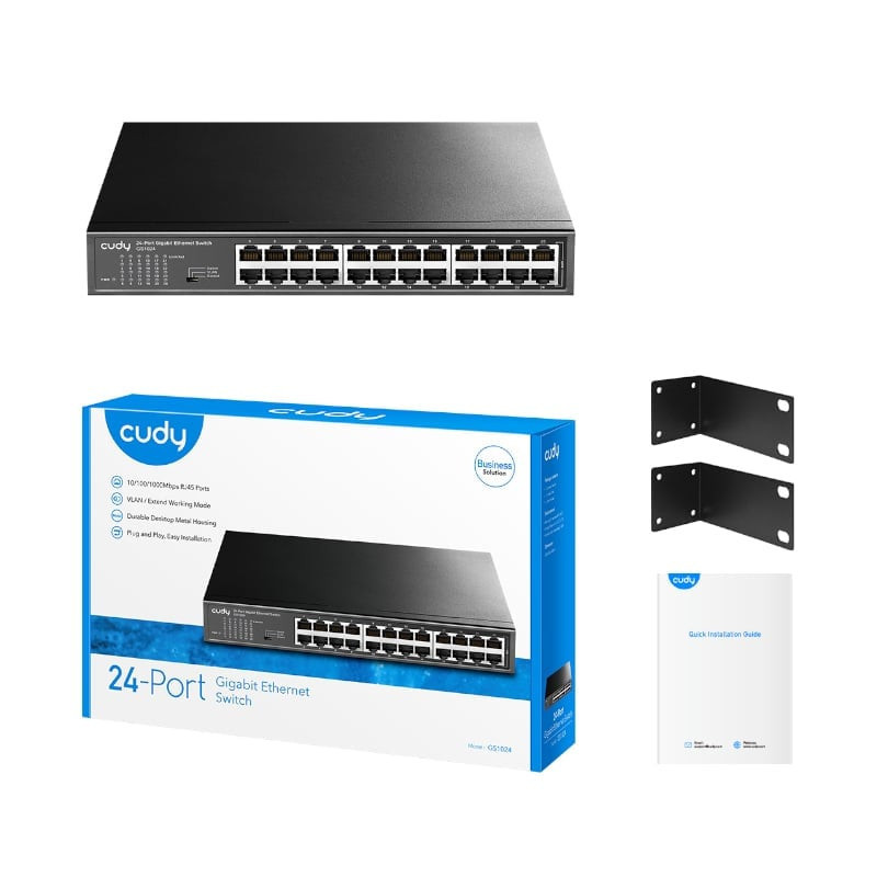 24 Port Gigabit Metal Switch