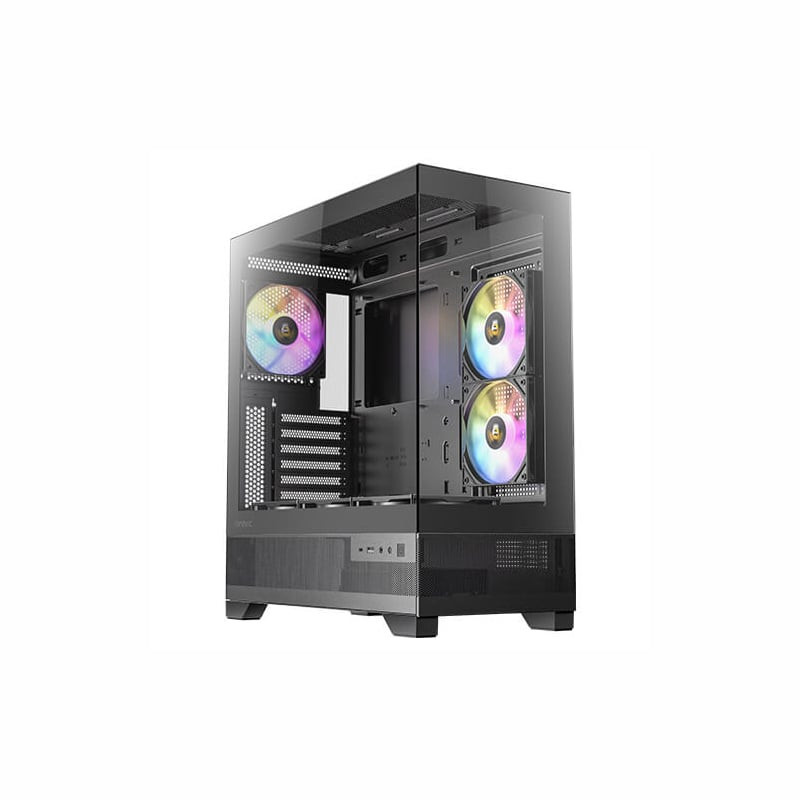 CX700 Elite ATX | Micro-ATX | ITX RGB Mid-Tower Gaming Chassis – Black