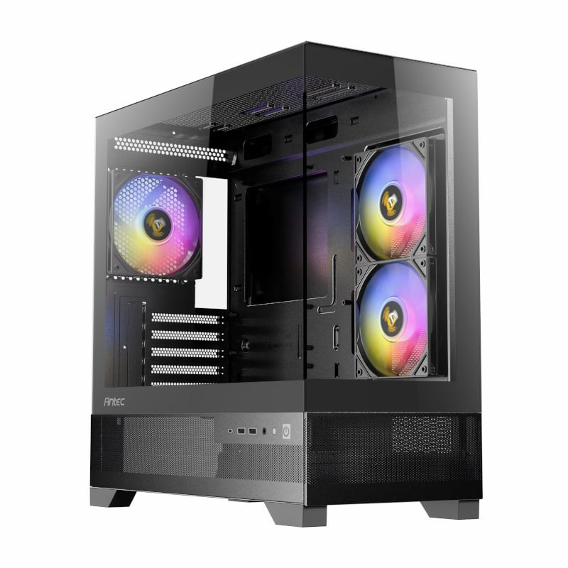 CX500M Micro-ATX | ITX RGB Mini-Tower Gaming Chassis Type-C – Black