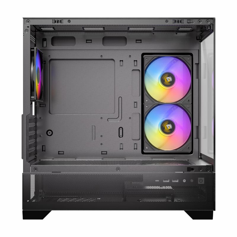 CX500M Micro-ATX | ITX RGB Mini-Tower Gaming Chassis Type-C – Black