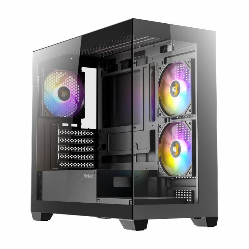 CX300M Micro-ATX | ITX RGB Mini-Tower Gaming Chassis – Black