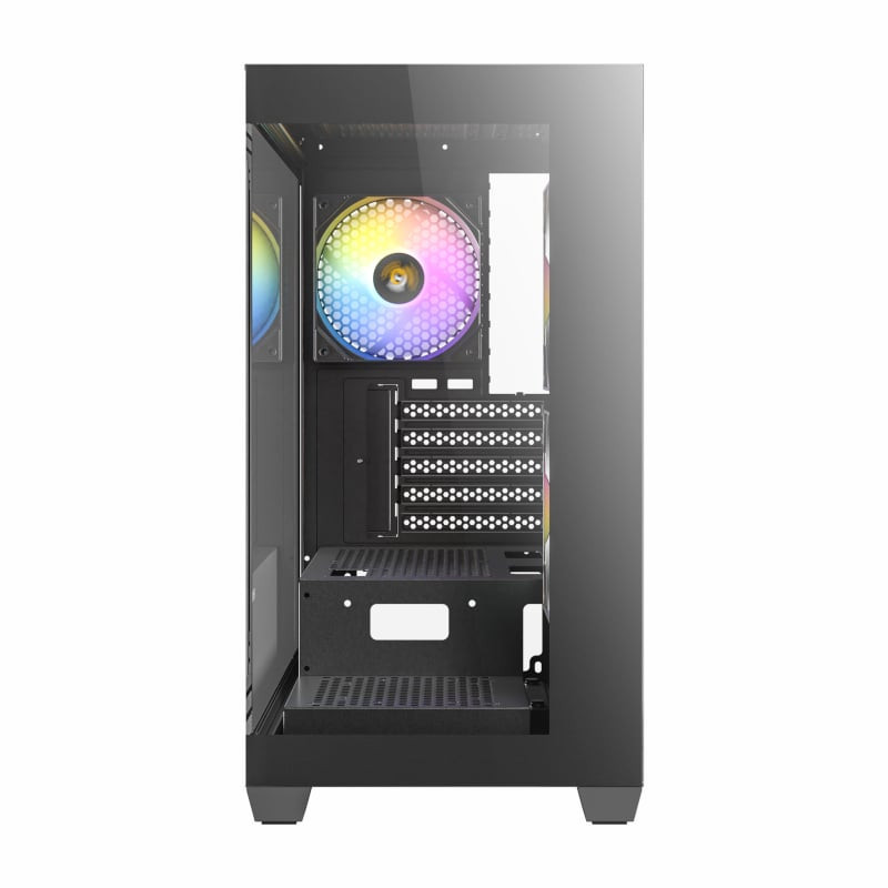 CX300M Micro-ATX | ITX RGB Mini-Tower Gaming Chassis – Black