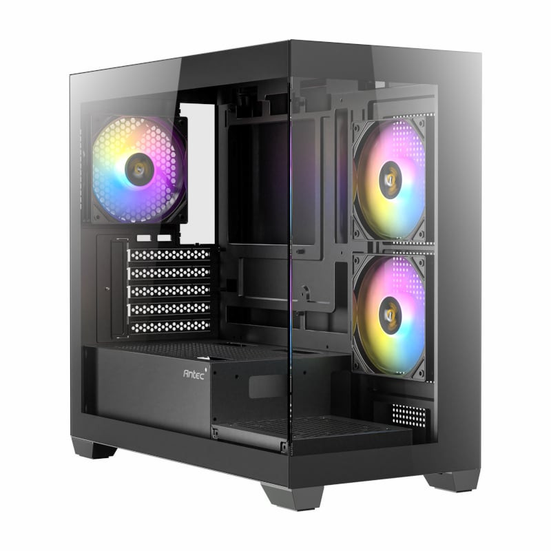 CX300M Micro-ATX | ITX RGB Mini-Tower Gaming Chassis – Black