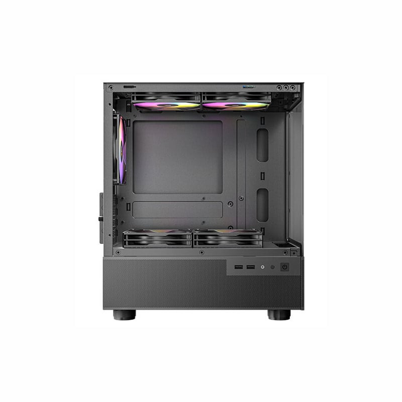 CX200M Elite Micro-ATX | ITX RGB Mini-Tower Gaming Chassis – Black