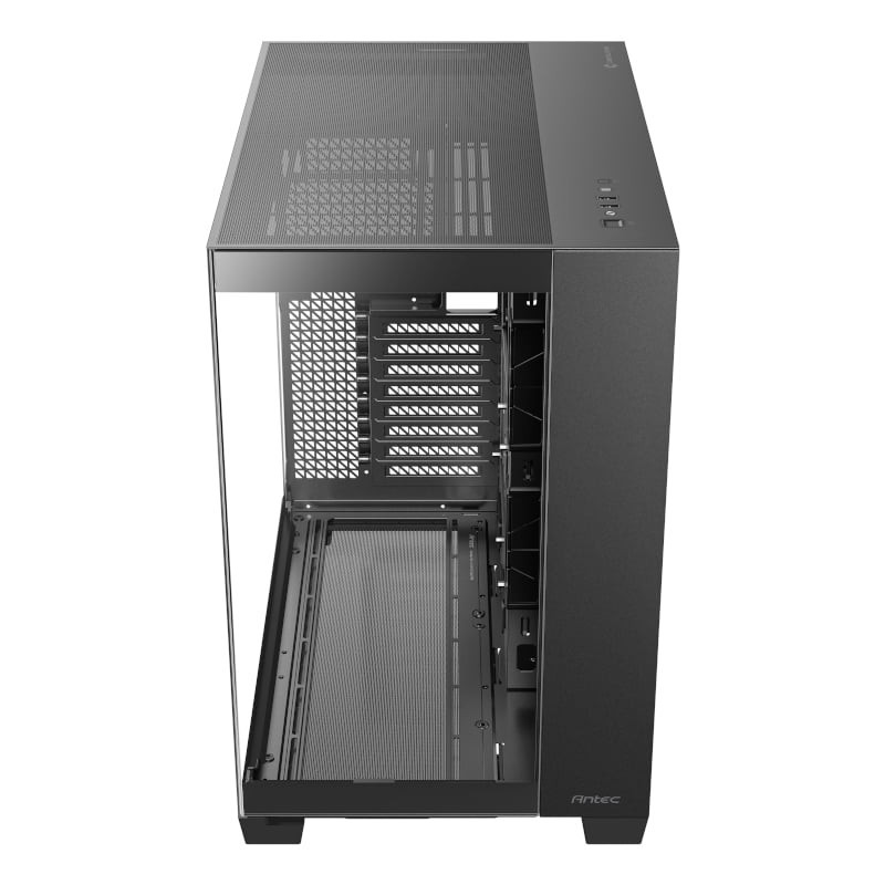 C8 Basic E-ATX | ATX | Micro-ATX | ITX Dual Chamber Gaming Chassis  Black