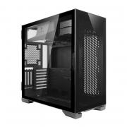 P120 Crystal Tempered Glass Side/Front ATX Gaming Chassis Black