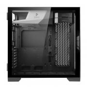 P120 Crystal Tempered Glass Side/Front ATX Gaming Chassis Black