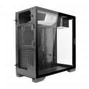 P120 Crystal Tempered Glass Side/Front ATX Gaming Chassis Black