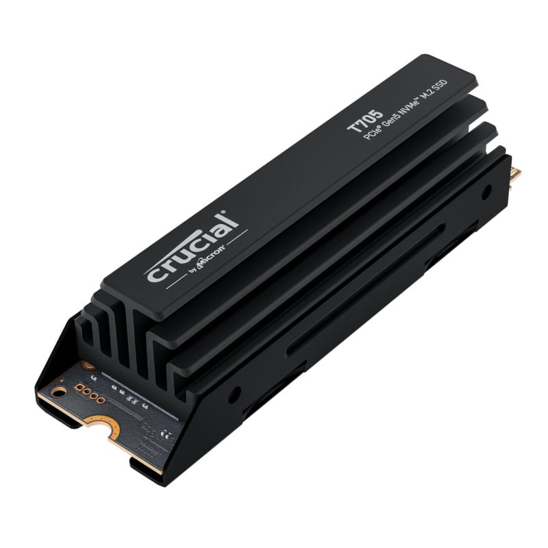 T705 4TB M.2 NVMe Gen5 with Heatsink NAND SSD