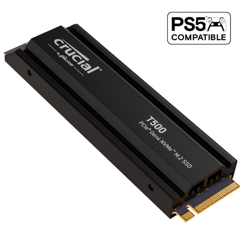 T500 1TB M.2 NVMe Gen4 with Heatsink NAND SSD