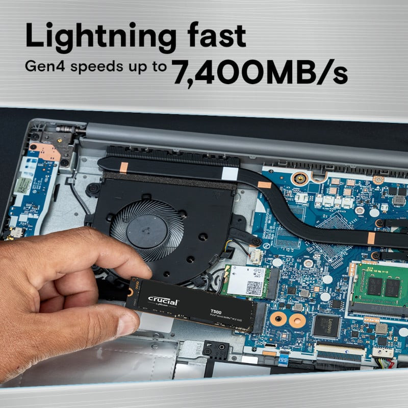 T500 500GB M.2 NVMe Gen4 NAND SSD