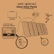 100W Solar Panel Glass