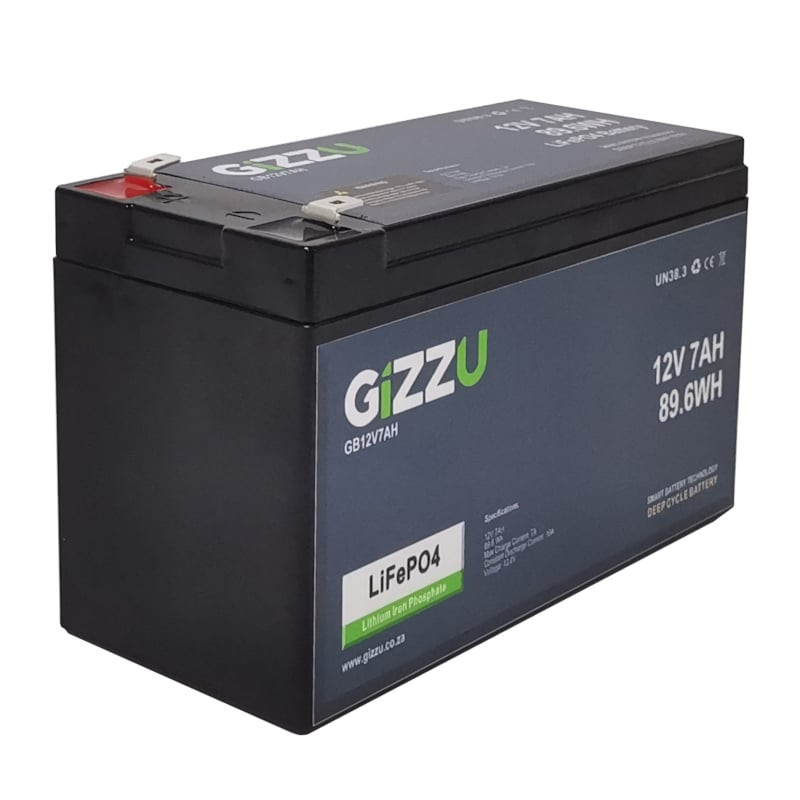 12V 7AH LiFePO4 Replacement Battery