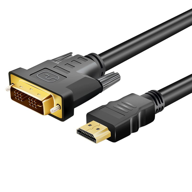 1080P HDMI to DVI-D Cable 1.8m Poly