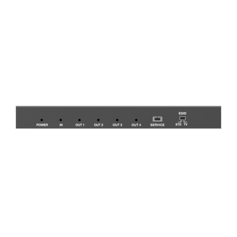 1×4 HDMI 2.0 Splitter Supports HDCP 2.0, EDID and HDR