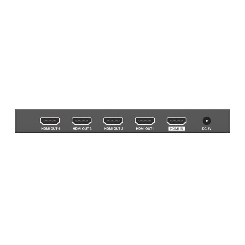 1×4 HDMI 2.0 Splitter Supports HDCP 2.0, EDID and HDR