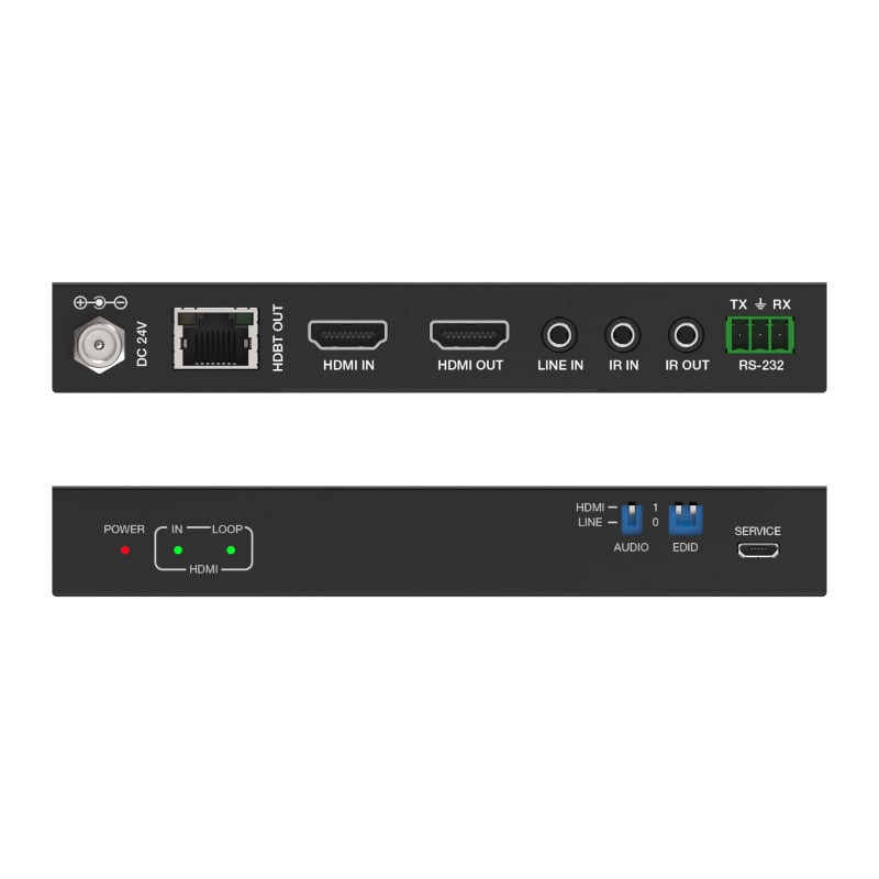 HDMI HDBaseT 150m 1080P Extender w/Audio Embedder and De-embedder