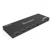 1×4 HDMI 2.0 Splitter with Scaler/Audio Extract EDID HDCP 2.2